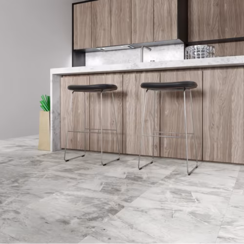 Кварцвиниловая плитка Vinilam клеевая Ceramo Stone Glue Адриатический Серый 91901 950×475×2,5