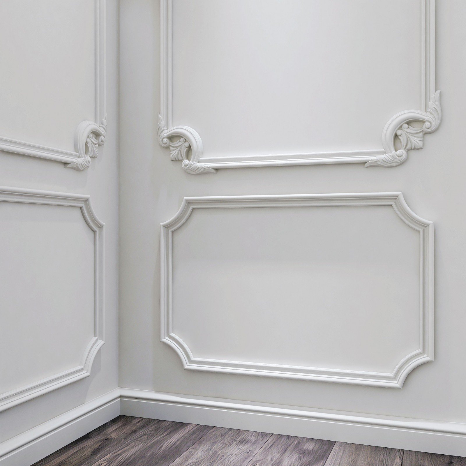 Плинтус под покраску Bello Deco П2 2000×80×22 фото в интерьере