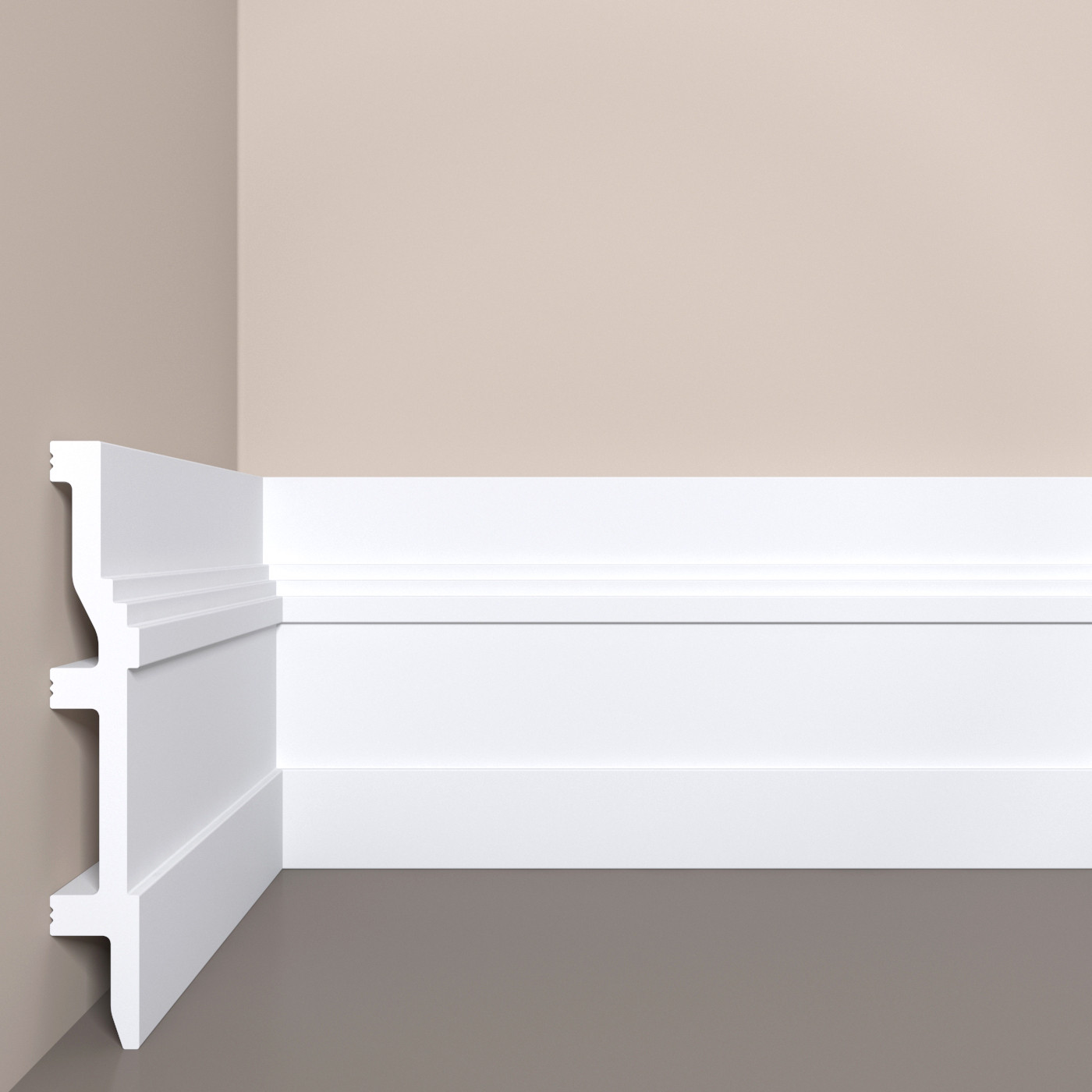 Плинтус под покраску Bello Deco П8 2000×150×22