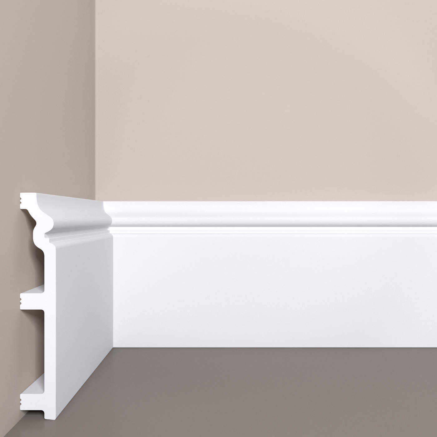 Плинтус под покраску Bello Deco П9 2000×140×22