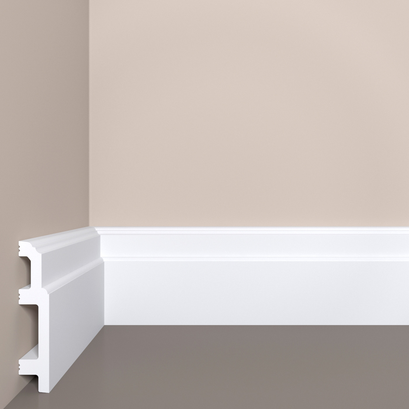 Плинтус под покраску Bello Deco П10 2000×100×20