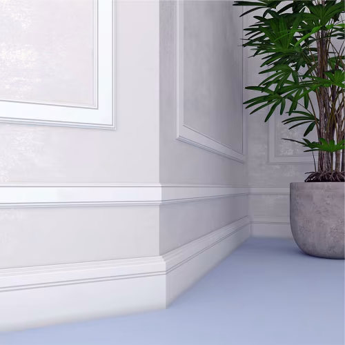 Плинтус под покраску Bello Deco П12 2000×120×20