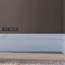 Плинтус под покраску Bello Deco П12 2000×120×20