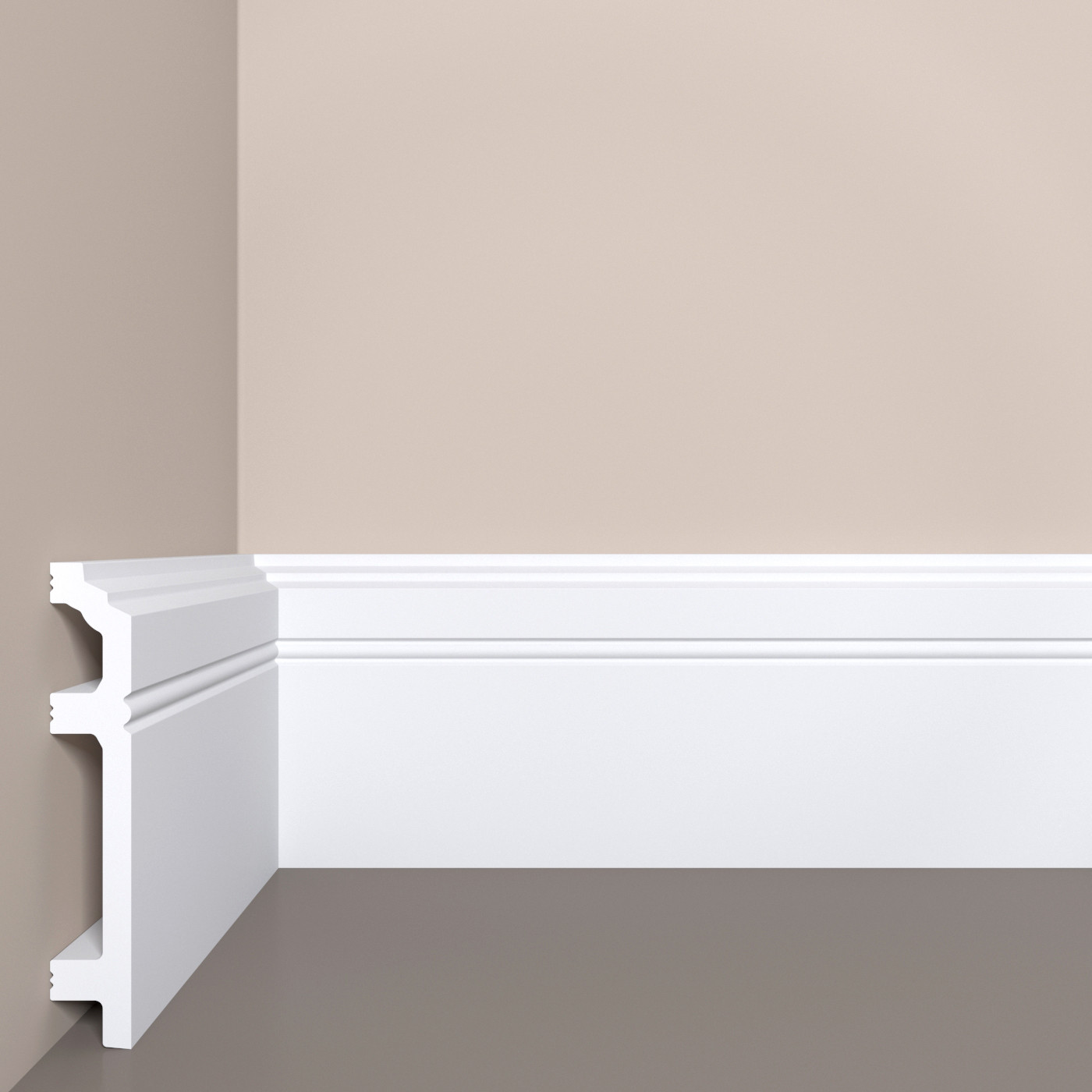 Плинтус под покраску Bello Deco П12 2000×120×20