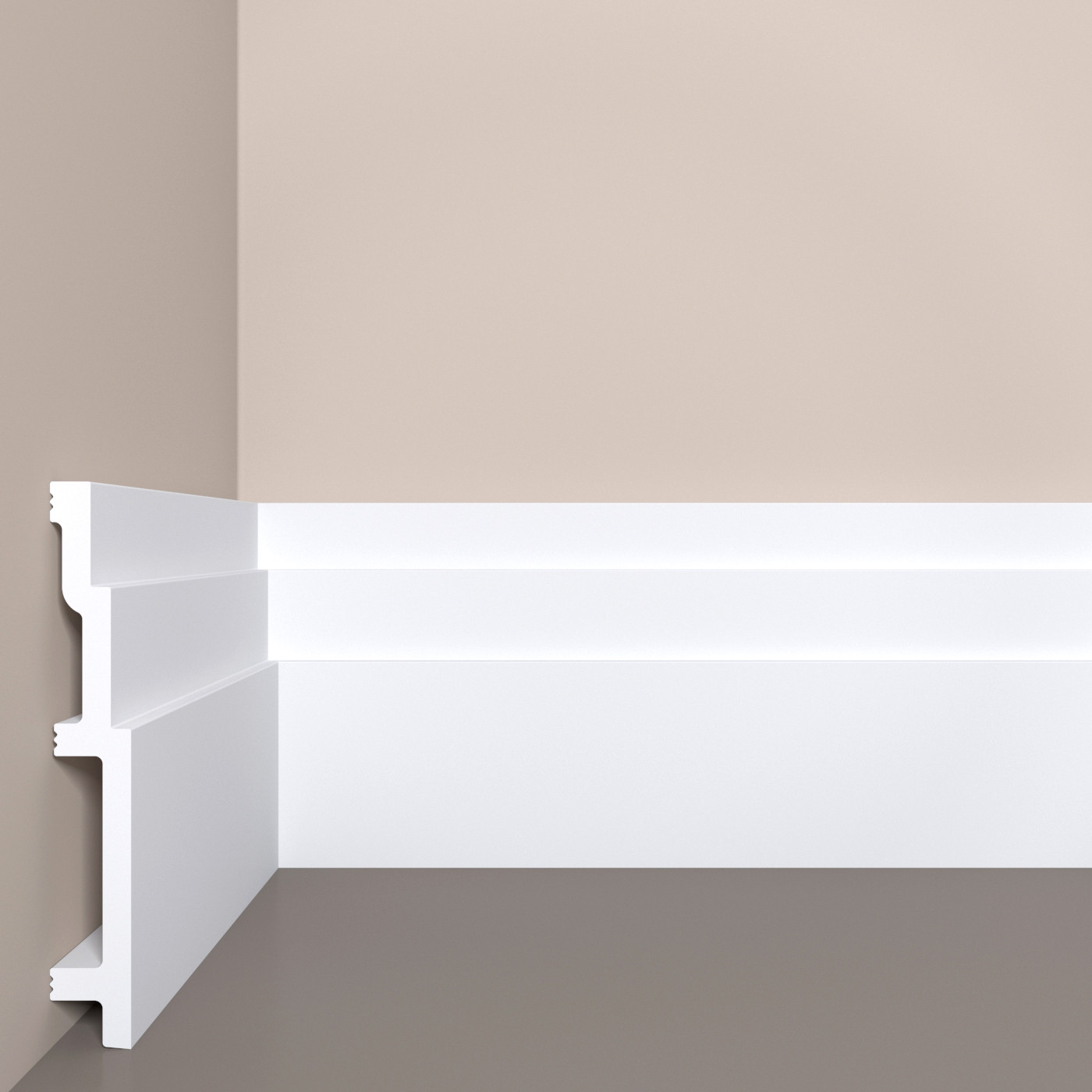 Плинтус под покраску Bello Deco П13 2000×140×20