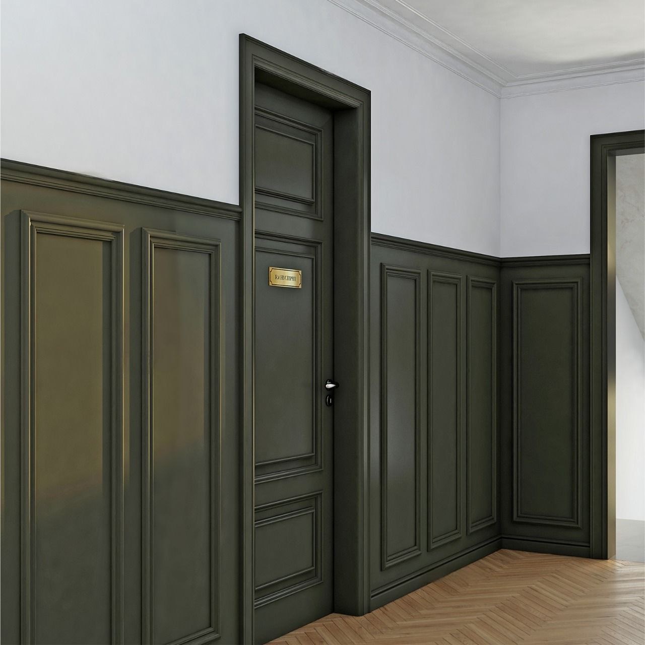 Плинтус под покраску с монтажной планкой Bello Deco П14 2000×90×19 фото в интерьере