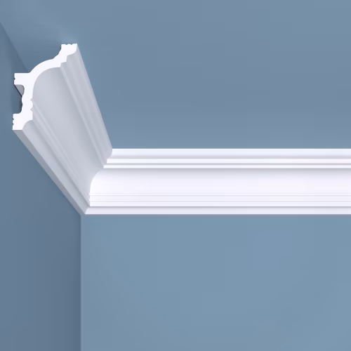 Потолочный плинтус под покраску Bello Deco К9 2000×45×60