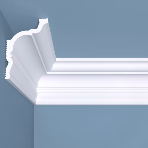 Потолочный плинтус под покраску Bello Deco К10 2000×70×100