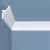 Потолочный плинтус под покраску Bello Deco К12 2000×40×60