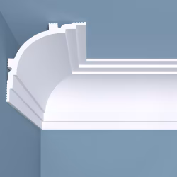Потолочный плинтус под покраску Bello Deco К14 2000×110×110