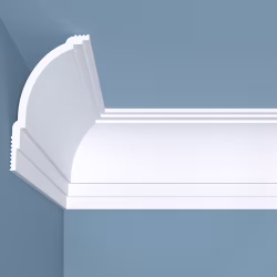 Потолочный плинтус под покраску Bello Deco К18 2000×70×120