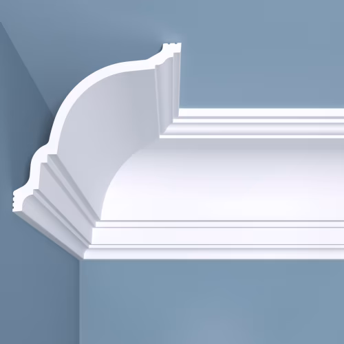 Потолочный плинтус под покраску Bello Deco К22 2000×120×120