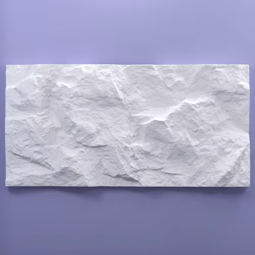 Стеновая панель 3D под покраску Bello Deco С001-1 PU 1200×600×60