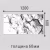 Стеновая панель 3D под покраску Bello Deco С001-1 PU 1200×600×60