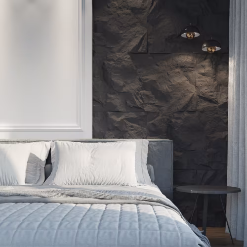 Стеновая панель 3D под покраску Bello Deco С001-1 PU 1200×600×60