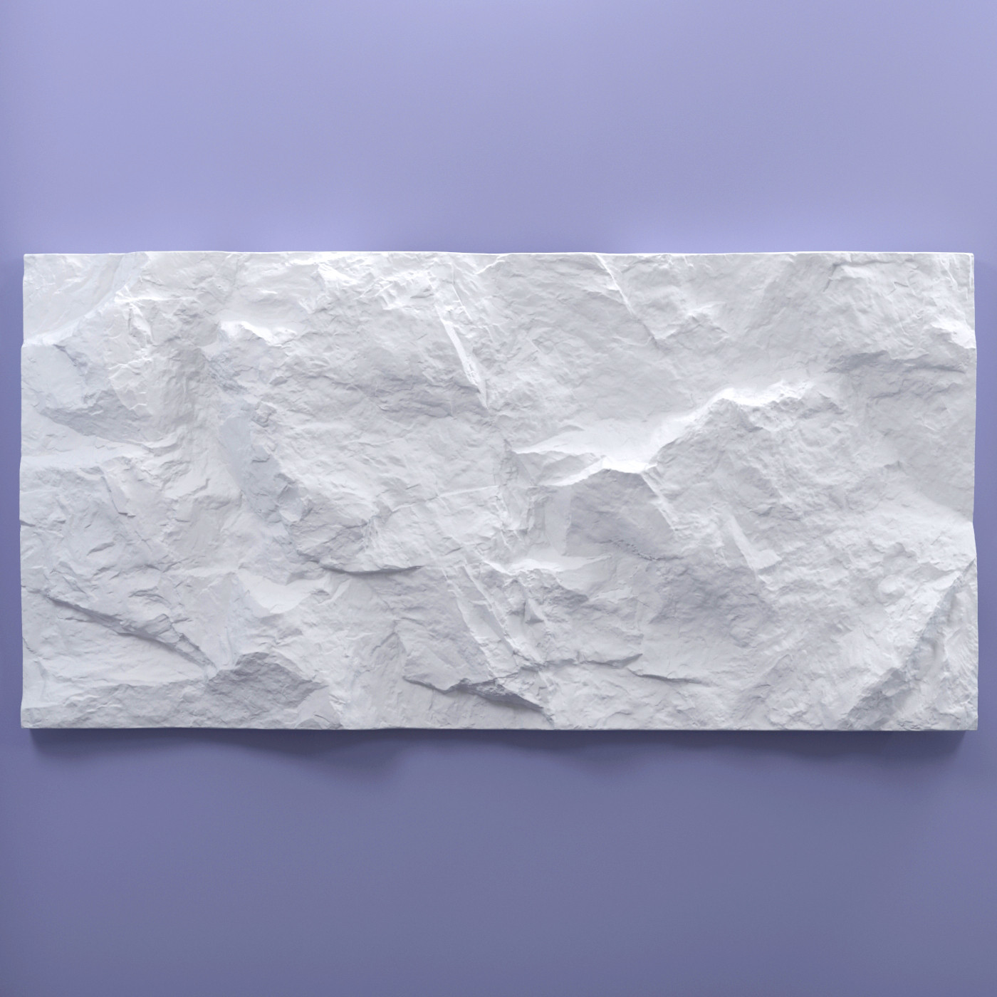 Стеновая панель 3D под покраску Bello Deco С001-1 PU 1200×600×60