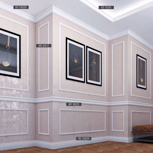 Молдинг под покраску Bello Deco М3 2000×30×12