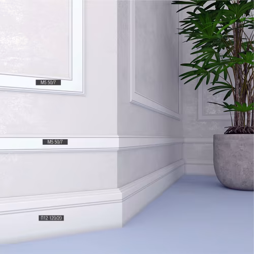 Молдинг под покраску Bello Deco М5 2000×50×7