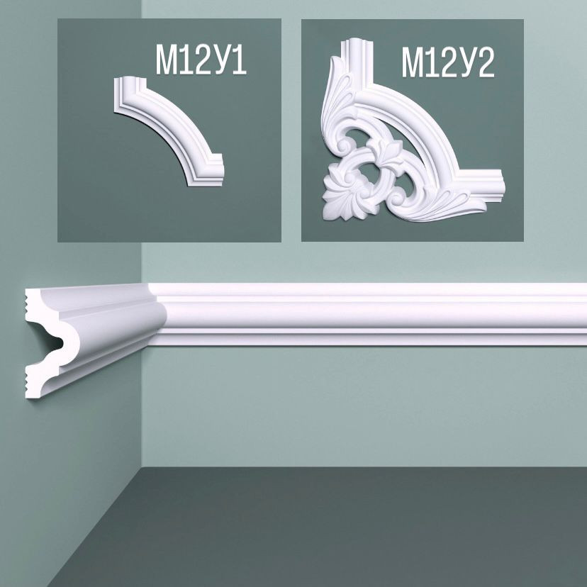 Молдинг под покраску Bello Deco М12 2000×40×20