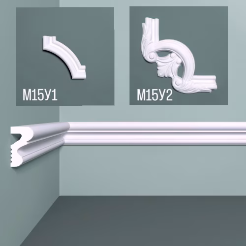 Молдинг под покраску Bello Deco М15 2000×35×20