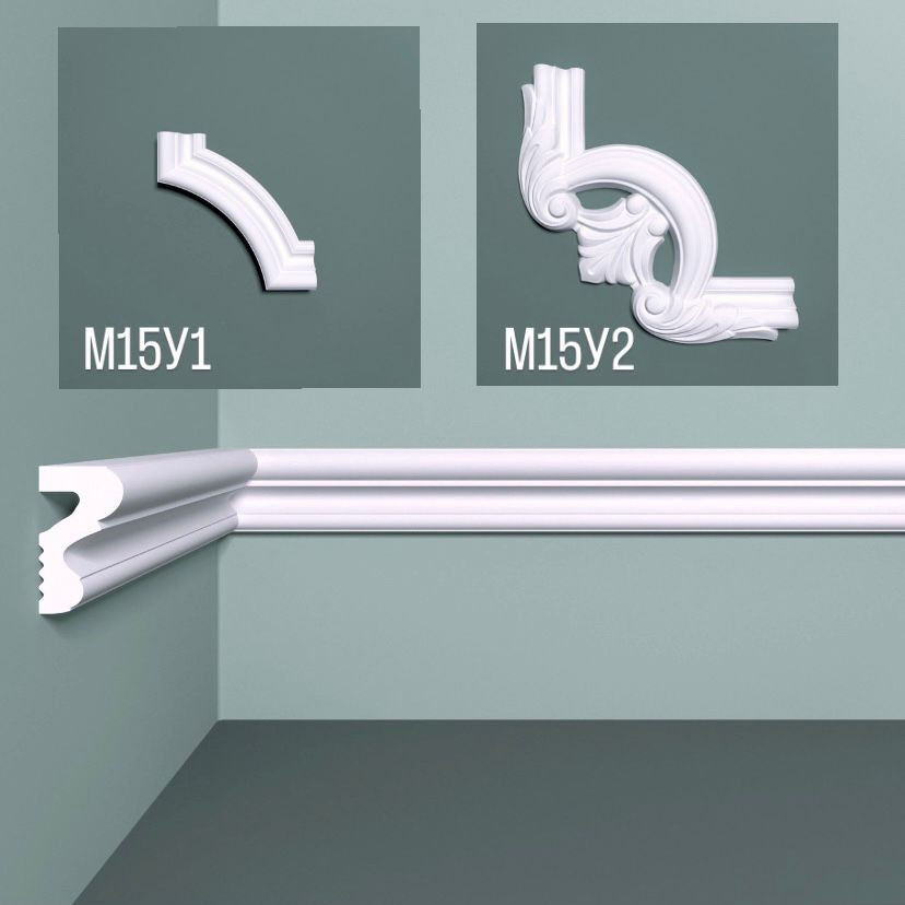 Молдинг под покраску Bello Deco М15 2000×35×20