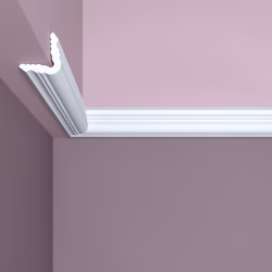 Молдинг угловой под покраску Bello Deco У2 2000×30×30