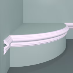 Молдинг под покраску гибкий Bello Deco М10 F 1000×45×17