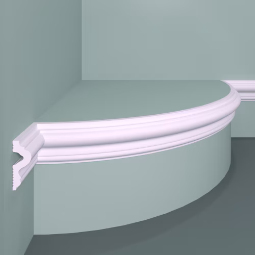 Молдинг под покраску гибкий Bello Deco М10 F 1000×45×17
