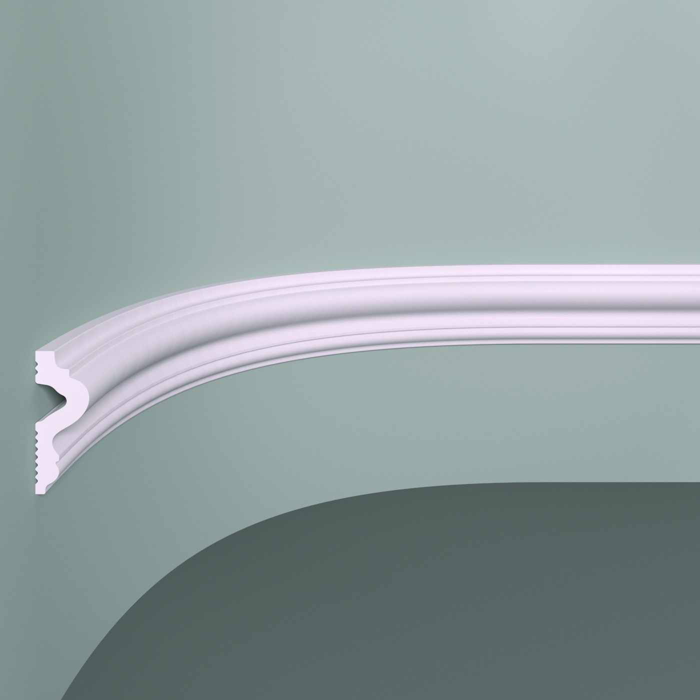 Молдинг под покраску гибкий Bello Deco М10 F 1000×45×17