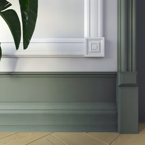 Дверной декор нижний под покраску Bello Deco Б1 250×82×31