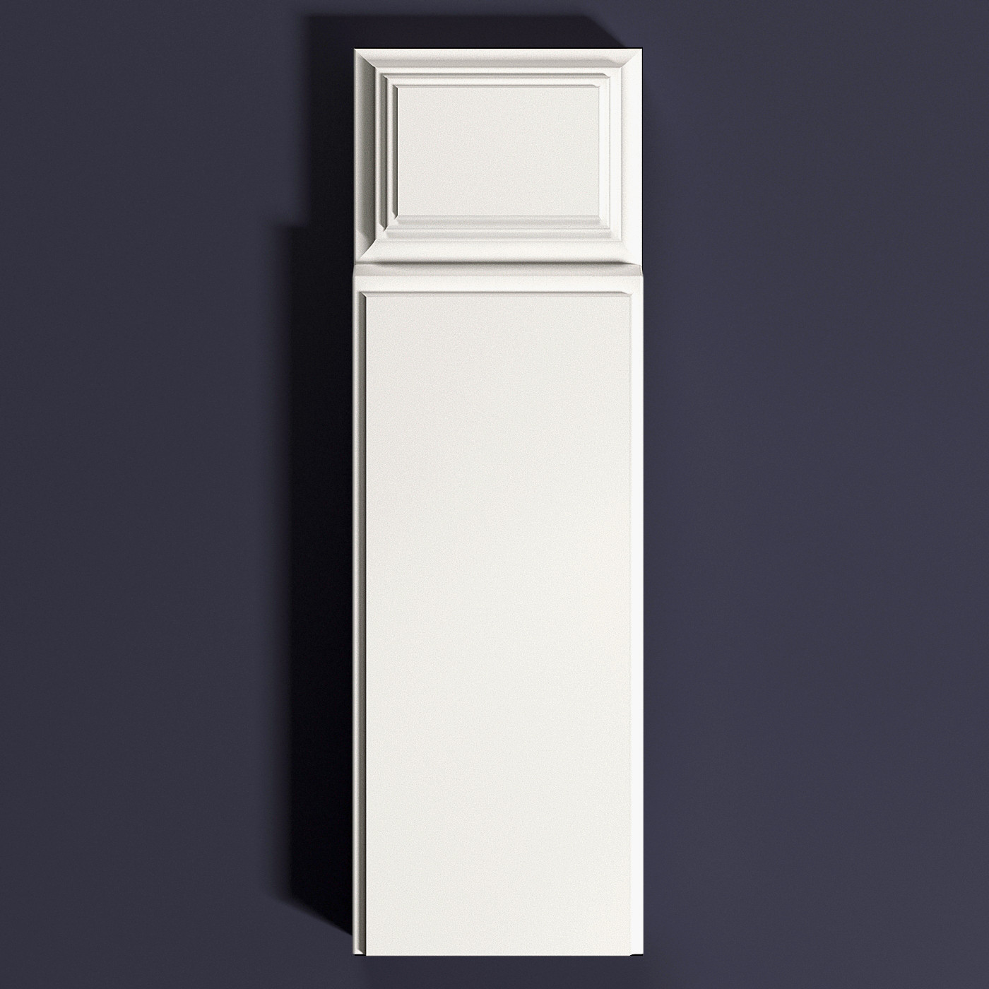 Дверной декор нижний под покраску Bello Deco Б1 250×82×31