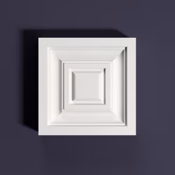 Дверной декор верхний под покраску Bello Deco В1 102×102×25