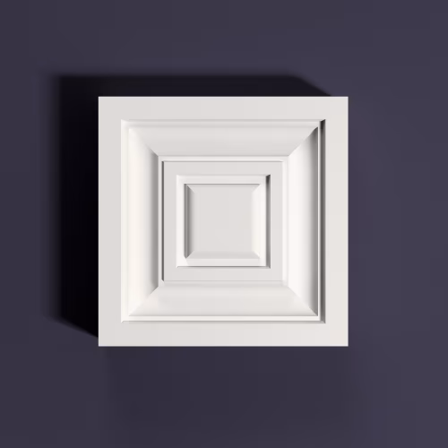Дверной декор верхний под покраску Bello Deco В1 102×102×25