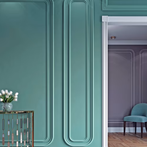 Дверной декор верхний под покраску Bello Deco В3 92×92×24