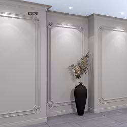 Декор к молдингу под покраску Bello Deco М10У2 186×186×17