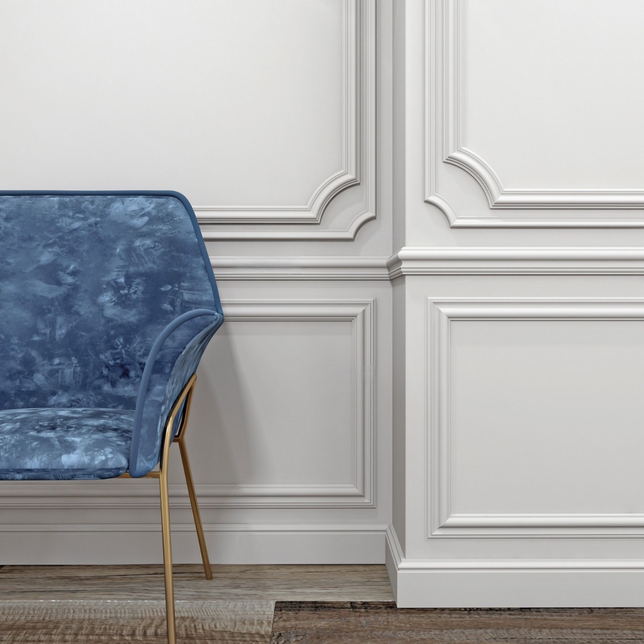 Угловой элемент к молдингу под покраску Bello Deco М11У1 83×83×12 фото в интерьере