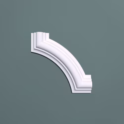 Декор к молдингу под покраску Bello Deco М12У1 133×133×20