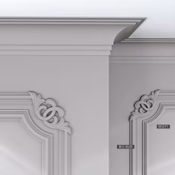 Декор к молдингу под покраску Bello Deco М12У1 133×133×20
