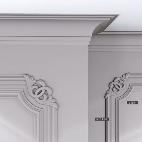 Декор к молдингу под покраску Bello Deco М12У1 133×133×20