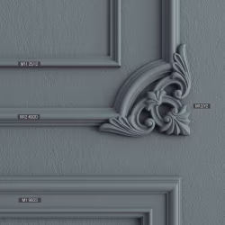 Декор к молдингу под покраску Bello Deco М12У2 225×225×20