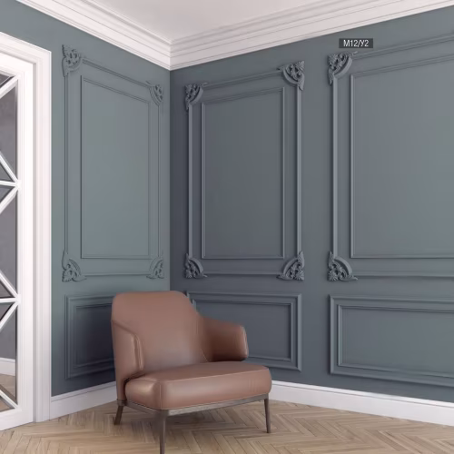 Декор к молдингу под покраску Bello Deco М12У2 225×225×20