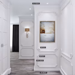 Декор к молдингу под покраску Bello Deco М15У1 117×117×20