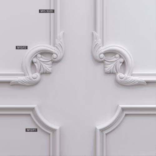 Декор к молдингу под покраску Bello Deco М15У2 210×210×20