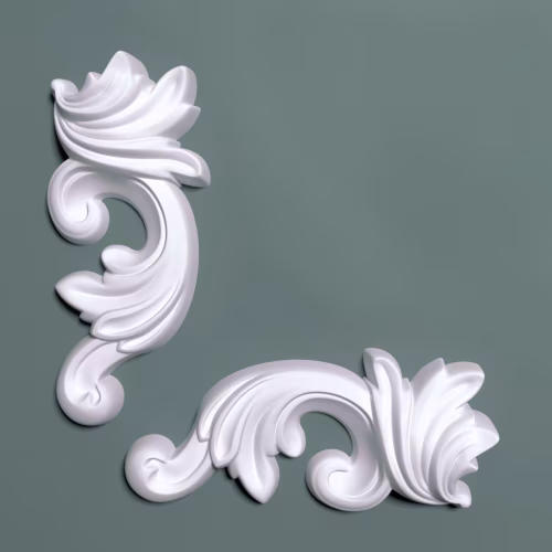Декор к молдингу под покраску Bello Deco М12Н1 140×60×20