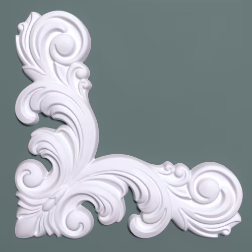 Декор к молдингу под покраску Bello Deco УУ1 190×190×12