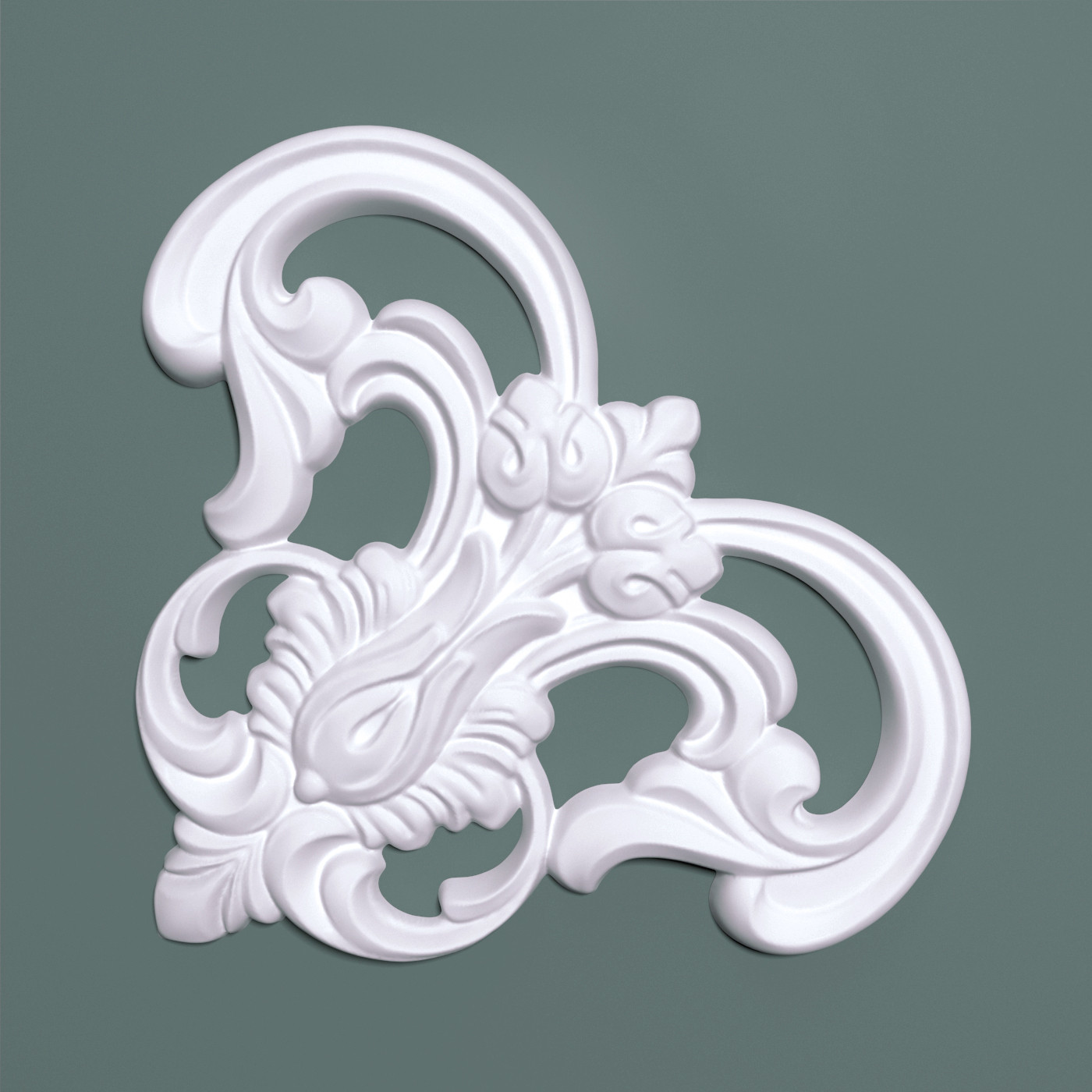 Угловой элемент к молдингу под покраску Bello Deco УУ2 160×160×12