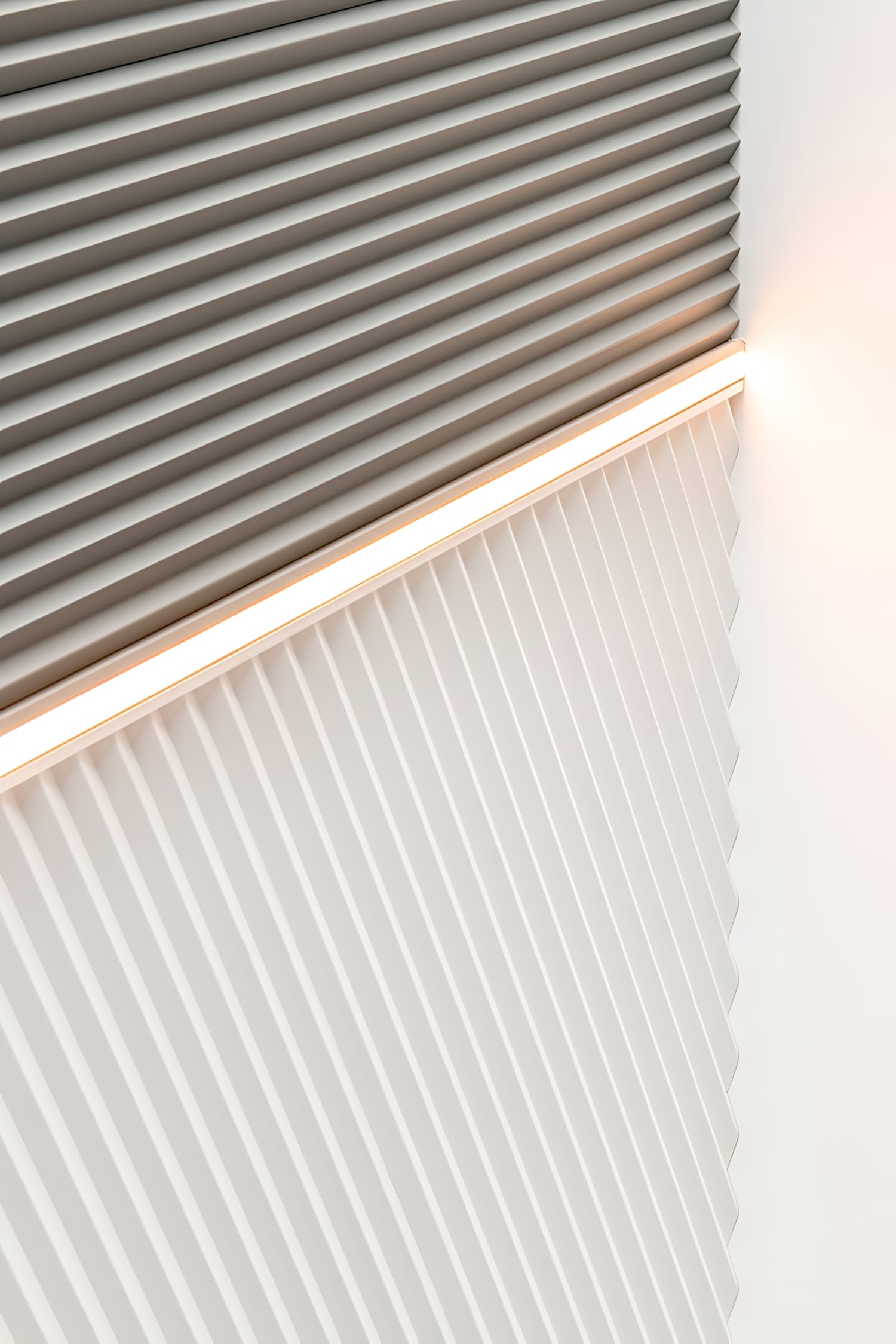 Стеновая панель под покраску Orac Decor Zigzag W108-2600 2600×250×18 фото в интерьере