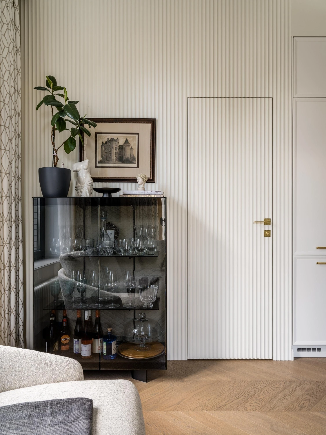 Стеновая панель под покраску Orac Decor Valley W109-2600 2600×250×12 фото в интерьере