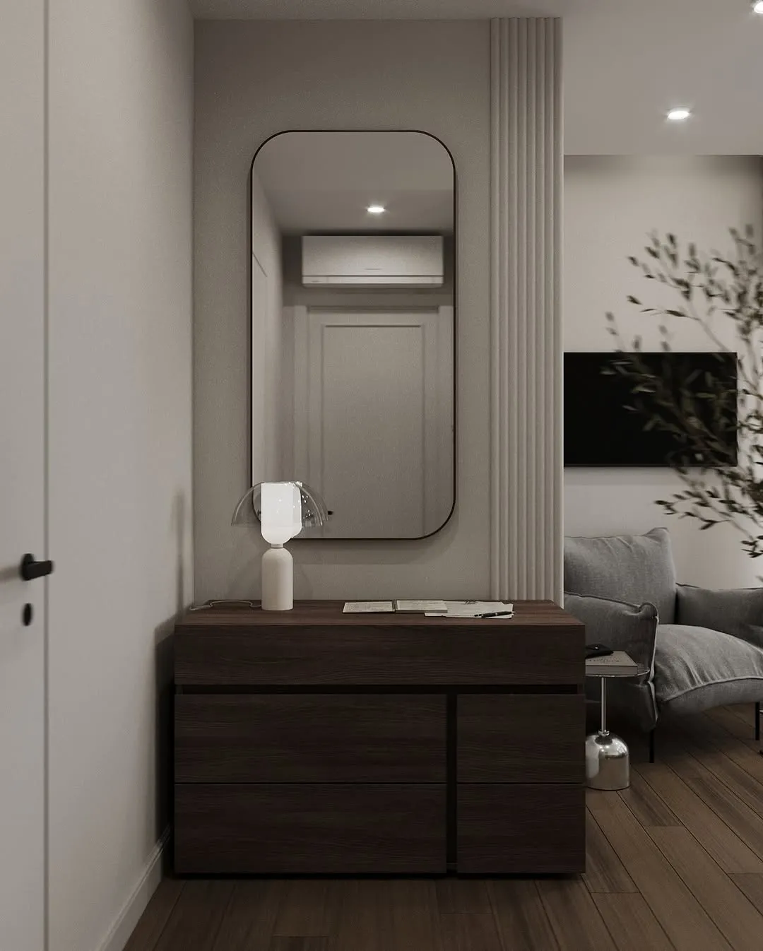 Стеновая панель под покраску Orac Decor Hill W110-2600 2600×250×16 фото в интерьере