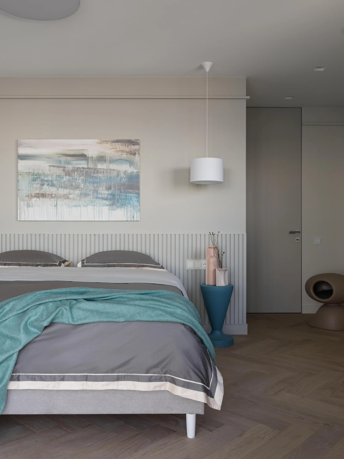 Стеновая панель под покраску Orac Decor Bar W111-2600 2600×250×20 фото в интерьере